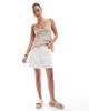 ASOS DESIGN ASOS DESIGN denim dad shorts in white - 1