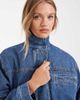 ASOS DESIGN ASOS DESIGN denim funnel neck jacket-Blue - 2
