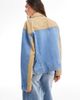 ASOS DESIGN ASOS DESIGN denim hybrid western jacket in mid wash blue - 3