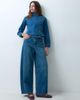 ASOS DESIGN ASOS DESIGN denim jacket with asymmetric placket in midwash blue - 2