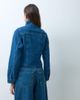 ASOS DESIGN ASOS DESIGN denim jacket with asymmetric placket in midwash blue - 4