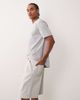 ASOS DESIGN ASOS DESIGN denim jorts in light gray with double pleats - 1