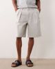 ASOS DESIGN ASOS DESIGN denim jorts in light gray with double pleats - 2