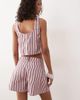 ASOS DESIGN ASOS DESIGN denim longer a line shorts in stripe - part of a set-Multi - 4