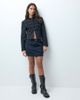 ASOS DESIGN ASOS DESIGN denim mini skirt in rinse set-Blue - 4