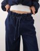 ASOS DESIGN ASOS DESIGN denim paperbag waistband wide leg in mid blue - 4
