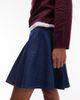 ASOS DESIGN ASOS DESIGN denim pleated mini skirt in indigo-Blue - 4