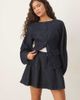ASOS DESIGN ASOS DESIGN denim pleated mini skirt in rinse - part of a set-Blue - 1