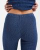 ASOS DESIGN ASOS DESIGN denim shirred capri pants in darkwash - part of a set-Blue - 4