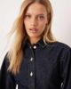 ASOS DESIGN ASOS DESIGN denim shirt with sculpted sleeves in mid blue - 3