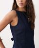 ASOS DESIGN ASOS DESIGN denim tie back top in rinse - part of a set-Blue - 3