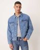 ASOS DESIGN ASOS DESIGN denim trucker jacket in midwash blue - 1