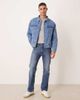 ASOS DESIGN ASOS DESIGN denim trucker jacket in midwash blue - 2