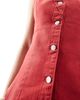 ASOS DESIGN ASOS DESIGN denim v neck vest in red - part of a set - 4