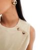 ASOS DESIGN ASOS DESIGN denim vest in sand - part of a set-Neutral - 2