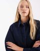 ASOS DESIGN ASOS DESIGN denim waisted shirt in rinse - part of a set-Navy - 4