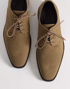 ASOS DESIGN ASOS DESIGN derby shoes in stone-Neutral