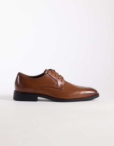 ASOS DESIGN ASOS DESIGN derby shoes in tan-Brown