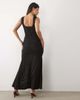 ASOS DESIGN ASOS DESIGN devore corset seamed maxi dress in black - 4