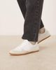 ASOS DESIGN ASOS DESIGN Diligent slim lace up sneakers in white - 1