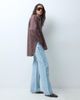 ASOS DESIGN ASOS DESIGN dipped hem oversized shirt in mini plaid-Multi - 1