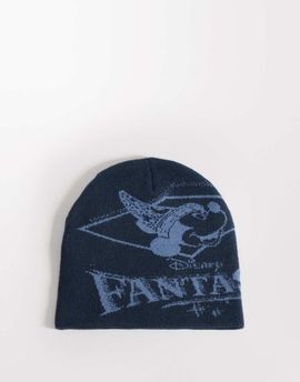 ASOS DESIGN ASOS DESIGN Disney Fantasia Mickey beanie in navy blue