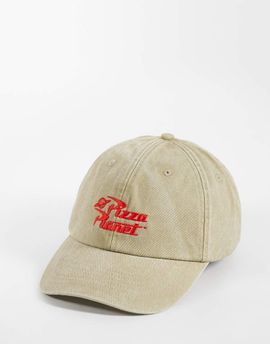 ASOS DESIGN ASOS DESIGN Disney Pixar Pizza Planet cap in beige-NEUTRAL