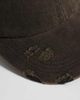 ASOS DESIGN ASOS DESIGN distressed denim cap in washed brown-Blue - 2