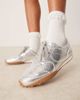 ASOS DESIGN ASOS DESIGN Dive lace up sneakers in silver - 3
