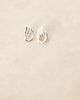 ASOS DESIGN ASOS DESIGN door knocker studs earrings in silver tone - 2