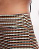 ASOS DESIGN ASOS DESIGN Dori bikini shorts in sunset stripe-Orange - 4