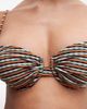 ASOS DESIGN ASOS DESIGN Dori Cape Cod underwired balcony bikini top with ruched cup in sunset stripe-Orange - 3