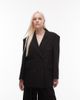 ASOS DESIGN ASOS DESIGN double breasted oversized blazer in black - 1