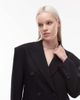ASOS DESIGN ASOS DESIGN double breasted oversized blazer in black - 2