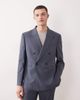 ASOS DESIGN ASOS DESIGN double breasted regular suit jacket in blue - 1