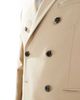 ASOS DESIGN ASOS DESIGN double breasted slim suit jacket in stone-Neutral - 3