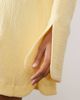 ASOS DESIGN ASOS DESIGN double cloth mini shirt dress with wide cuffs and oversized pockets in lemon-Multi - 3