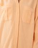ASOS DESIGN ASOS DESIGN double cloth mini shirt dress with wide cuffs and oversized pockets in orange spritz - 3