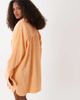 ASOS DESIGN ASOS DESIGN double cloth mini shirt dress with wide cuffs and oversized pockets in orange spritz - 4