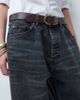 ASOS DESIGN ASOS DESIGN double half moon waist and hip belt in chocolate-Brown - 2