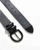ASOS DESIGN ASOS DESIGN double keeper buckle belt in black faux leather - 2