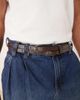 ASOS DESIGN ASOS DESIGN double strap skinny belt in brown faux leather - 1