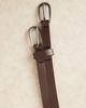 ASOS DESIGN ASOS DESIGN double strap skinny belt in brown faux leather - 3
