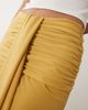 ASOS DESIGN ASOS DESIGN drape detail gathered maxi skirt in mustard-Green - 4