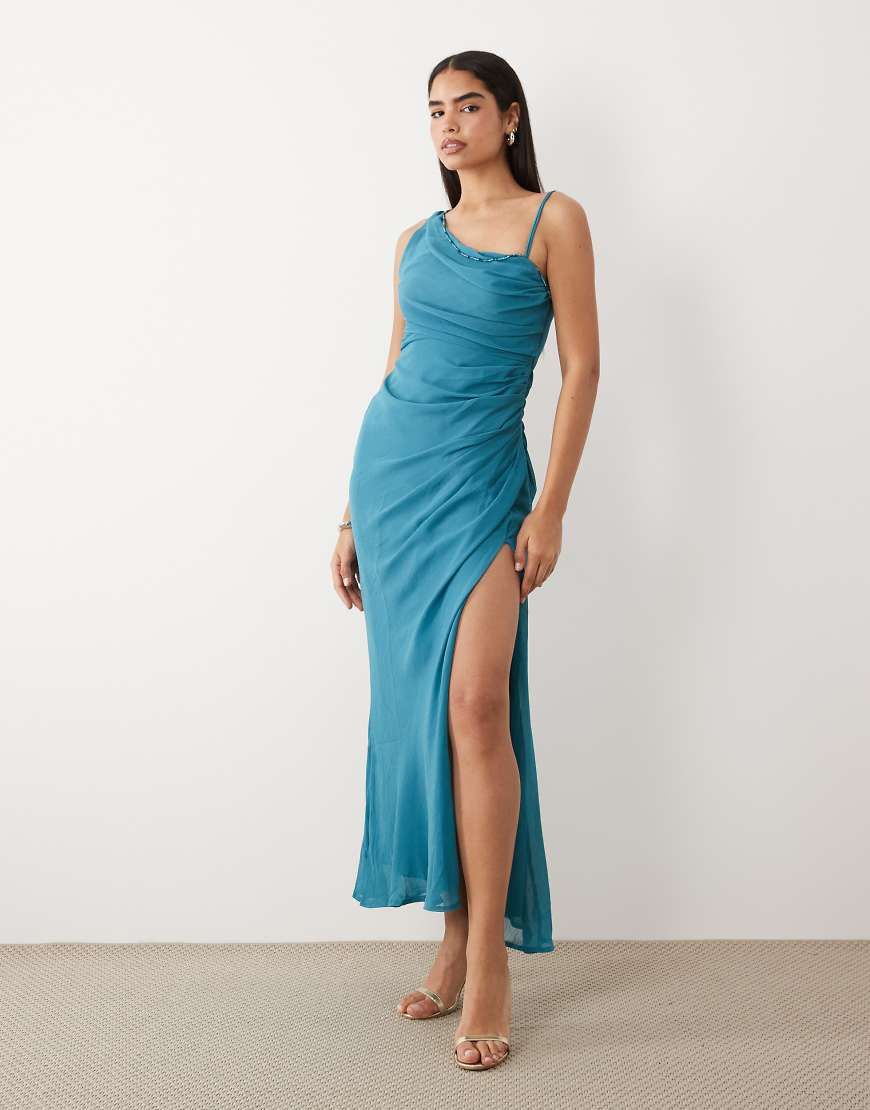 teal bridesmaid dresses asos DESIGN ensuring you look effortlessly boostmerch-2811 Variety Hitmakers 2025 proved Size:Y/M (10)