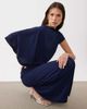 ASOS DESIGN ASOS DESIGN draped fallen shoulders jumpsuit in navy - 2