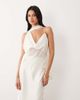 ASOS DESIGN ASOS DESIGN draped scarf detail cami top in cream-White - 1