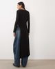 ASOS DESIGN ASOS DESIGN Draped side knotted long sleeve top in black - 3