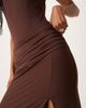ASOS DESIGN ASOS DESIGN draped waist maxi skirt in brown - part of a set - 2