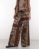 ASOS DESIGN ASOS DESIGN drawstring wide leg pants - part of a set-Brown - 2